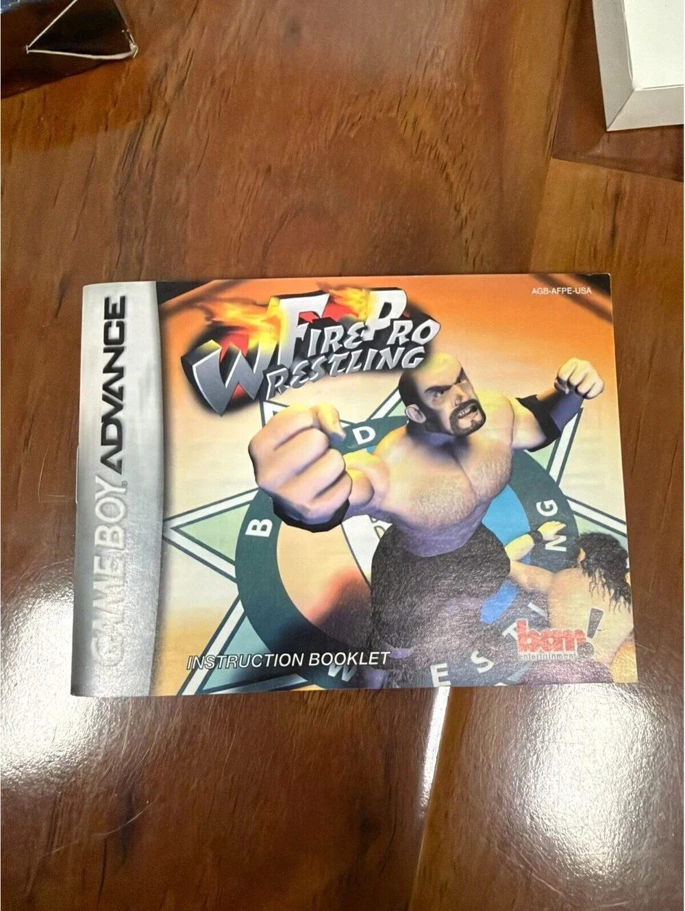 Fire Pro Wrestling Nintendo GameBoy Advance GBA Complete Box CIB Fair Shape
